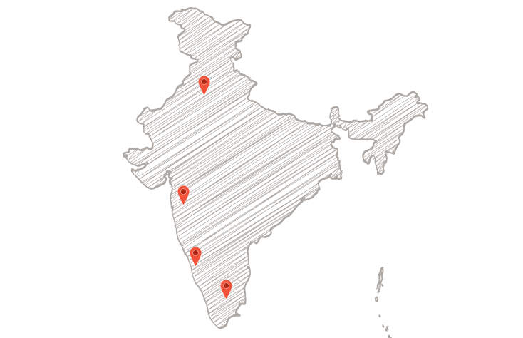 India-Map_Brown